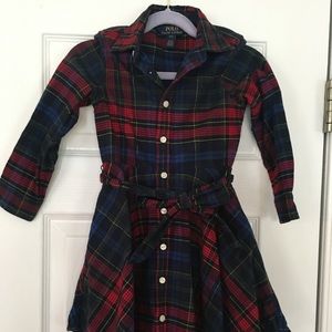 Ralph Lauren Size 4T Plaid Dress